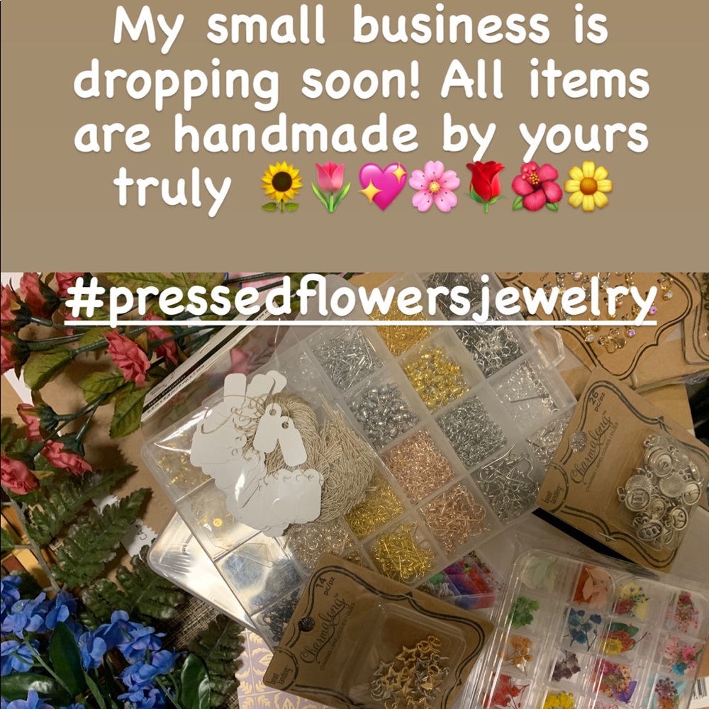 Pressed Flowers Jewelry